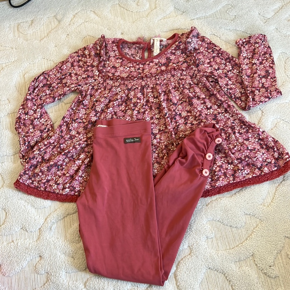 Matilda Jane set size 12 top and leggings
